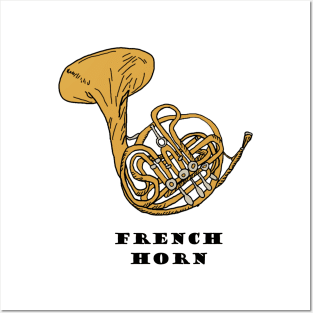 French horn Posters and Art